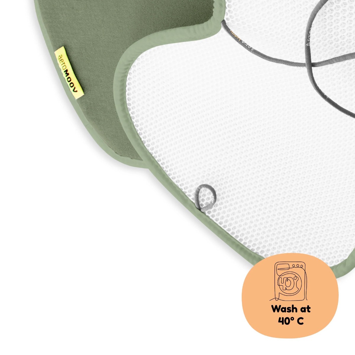 AeroMoov higistamisvastane istmekate turvatoolile Grupp 2/3, Moss - Image 4