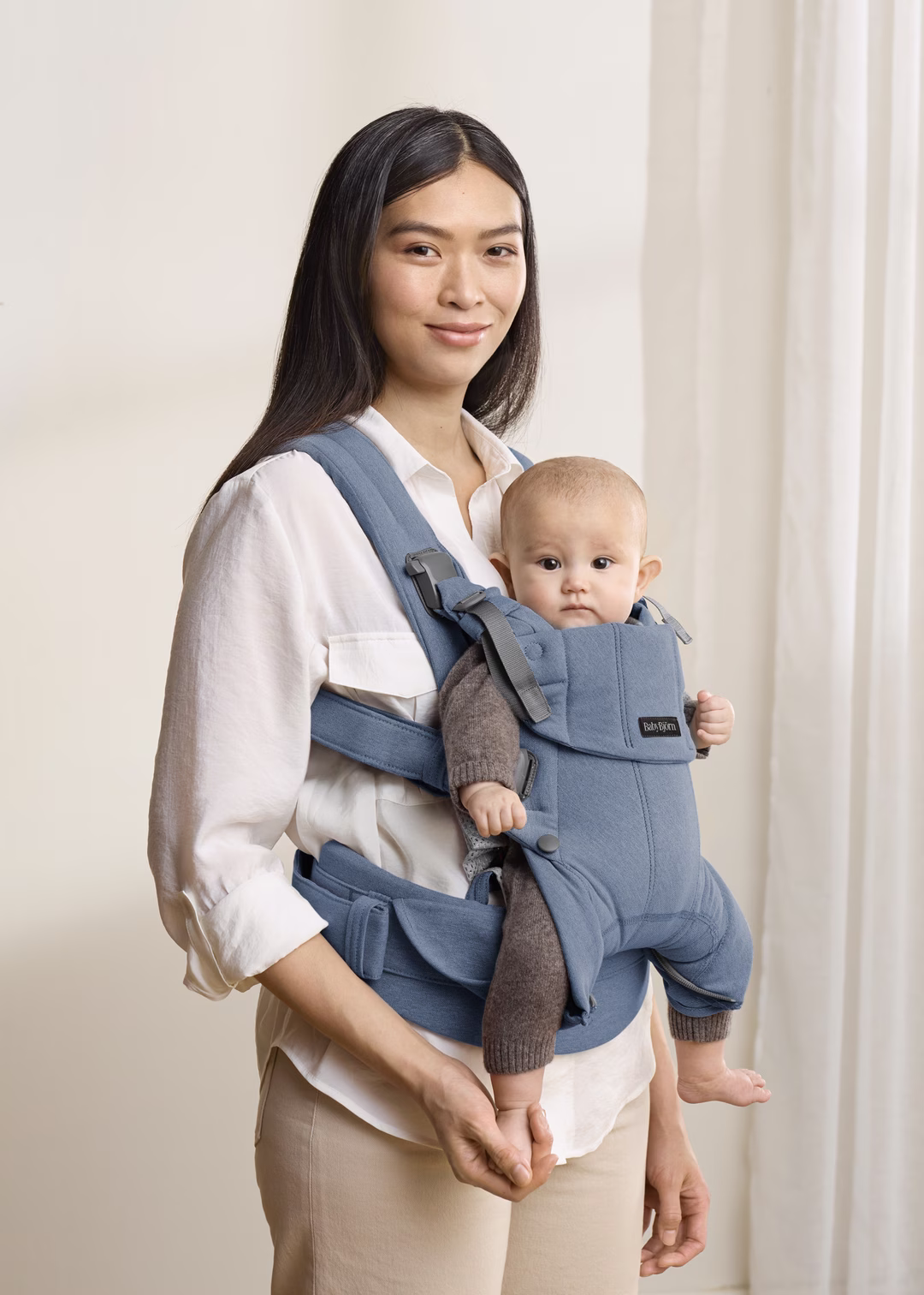 BabyBjörn Harmony kandekott, Blue Melange — изображение 7