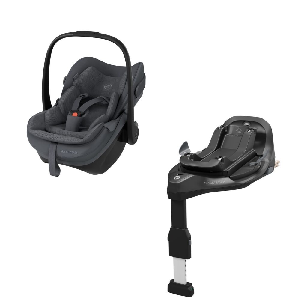 Maxi-Cosi Pebble Slide Pro + FamilyFix Slide Pro ISOFIX alus, Moon ...