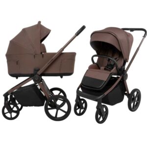 Muuvo Fold jalutuskäru 2in1, Dark Chocolate
