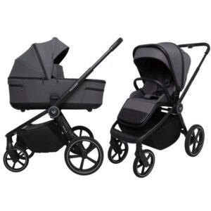 Muuvo Fold jalutuskäru 2in1, Iron Graphite