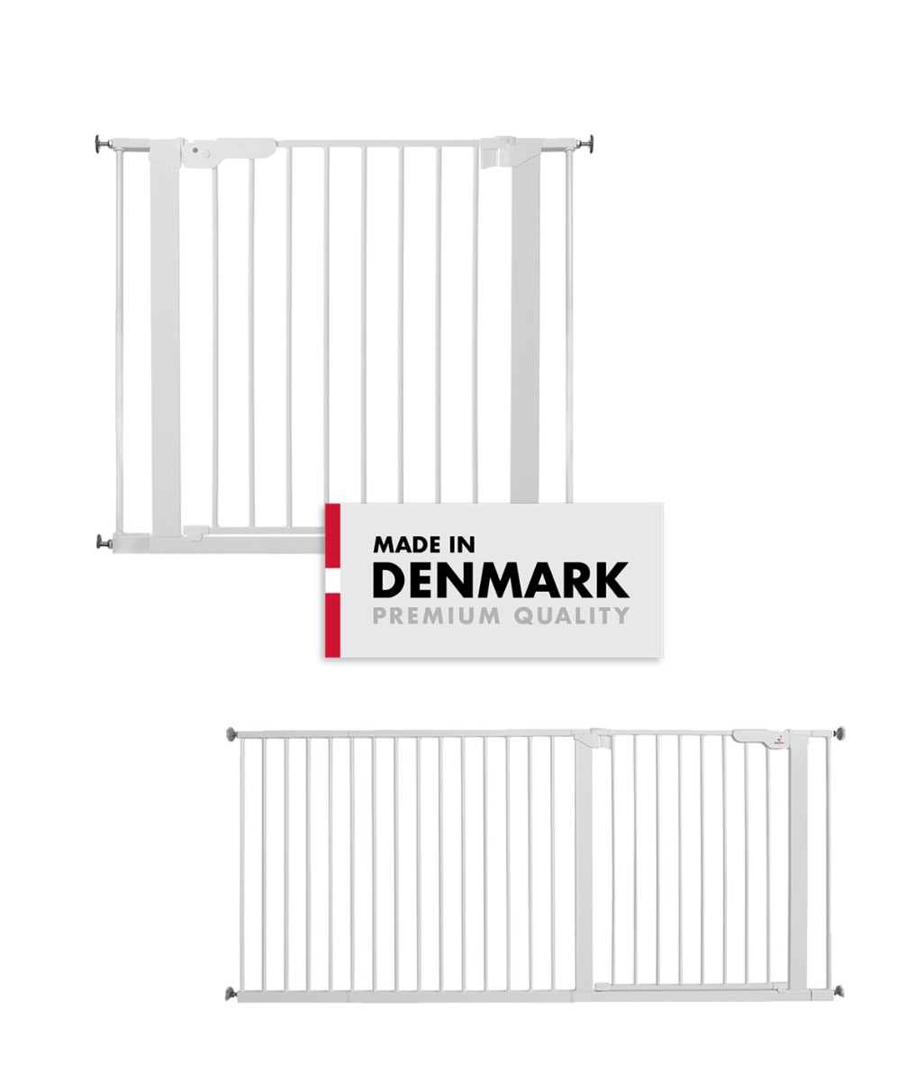 BabyDan turvavärav Asta/Premier Extra Wide 79,5-183cm, white