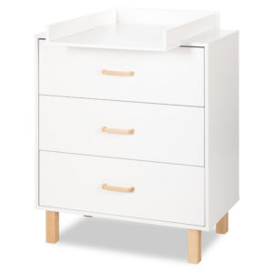 Kummut Laura mähkimisalusega, white