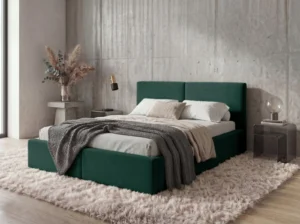 Pesukastiga voodid Hilton 160x200, Roheline