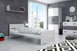 Noortevoodi Bartek 90x200, valge